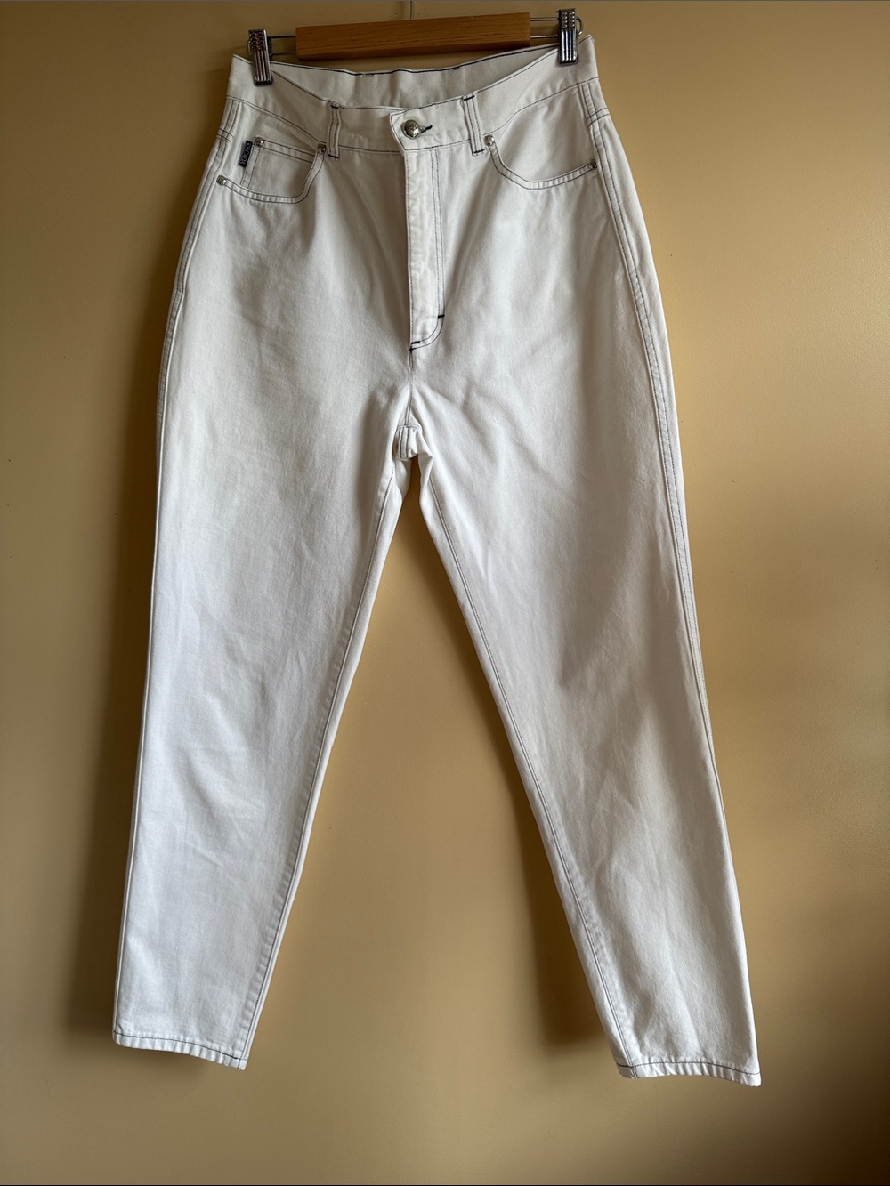 Escada White Slim Straight Men's Jeans